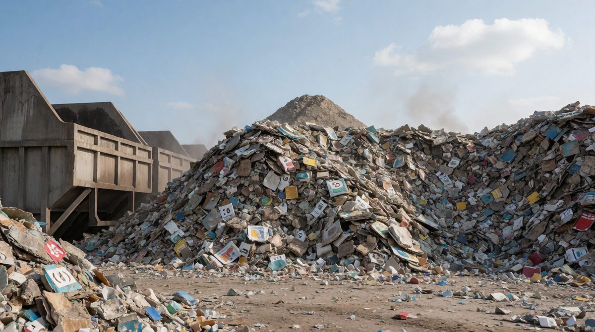 Scrap metal gets melted and recast into new products, so less ore has to be mined