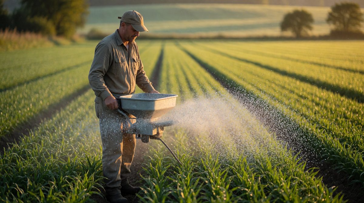 Each harvest takes nitrogen, phosphorus and potassium out of the soil, so farmers put them back with fertiliser