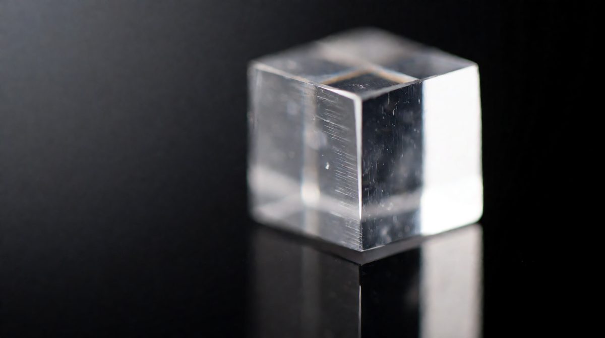 Each tiny cube of salt is a giant lattice of countless Na⁺ and Cl⁻ ions repeating in every direction - that's why the crystals are so square