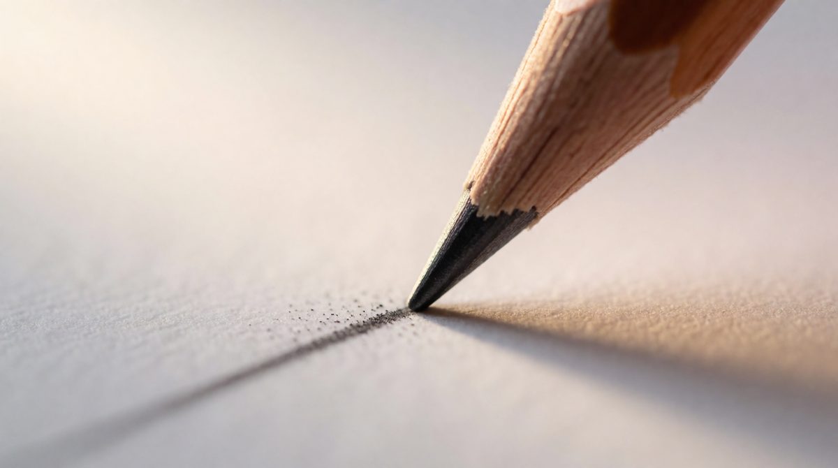 Pencil lead is graphite - its layers of carbon slide apart easily, leaving that grey line on the paper