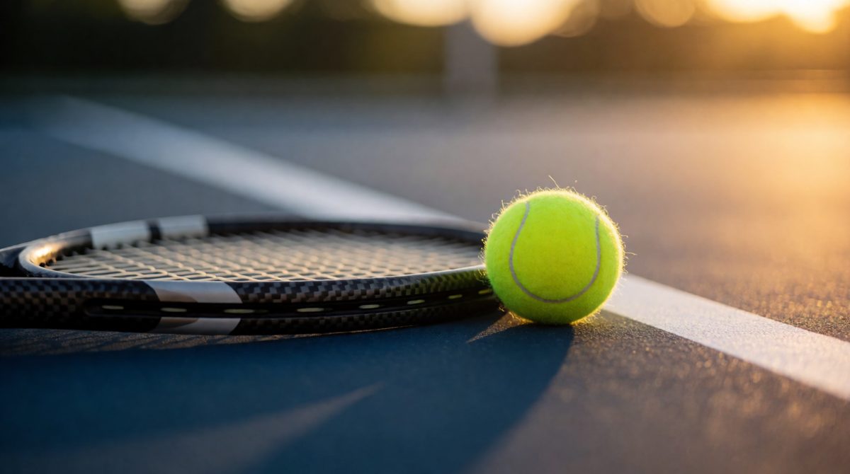 Carbon nanotubes help make rackets like this light but tough, so you can smash it without snapping it