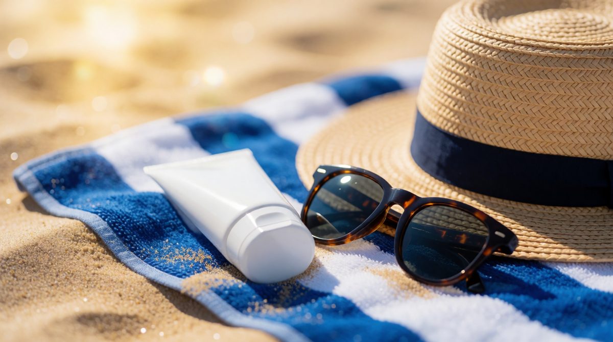 Nanoparticles in sun cream block UV light but rub in clear, so no ghostly white streaks