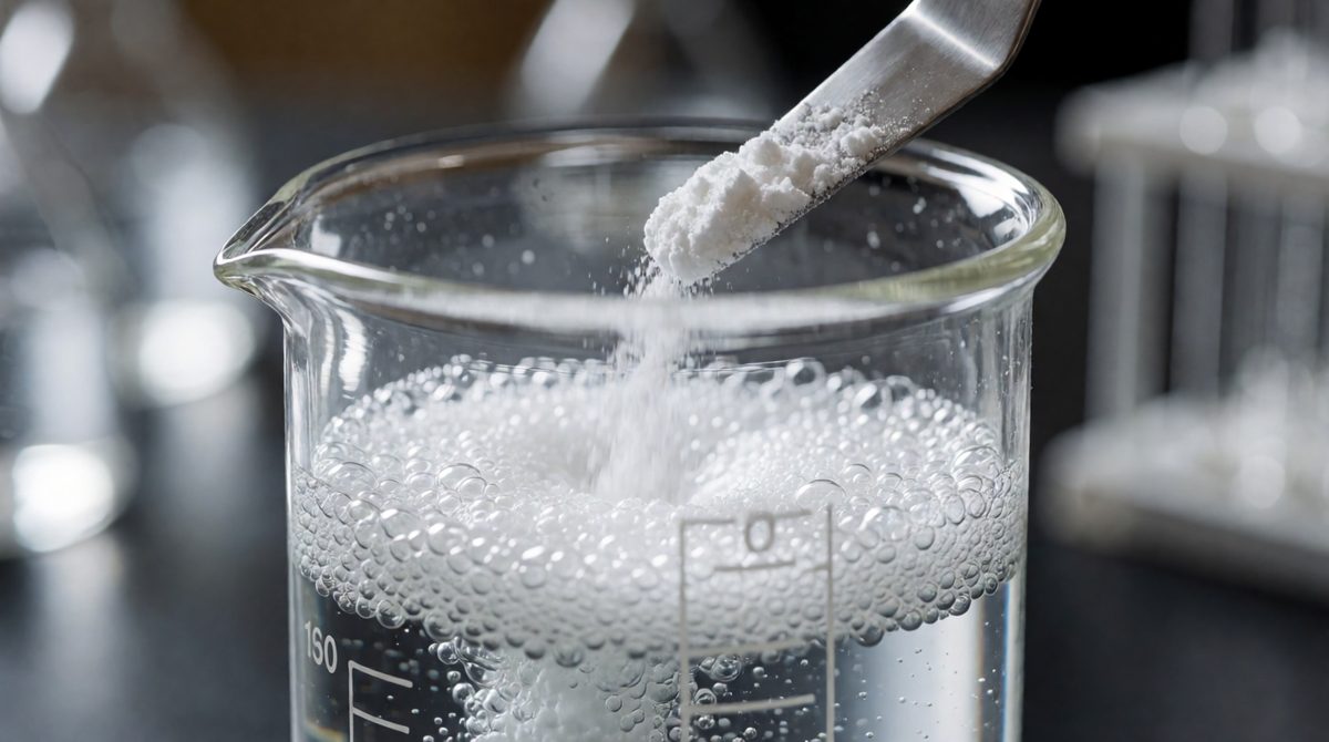 Those bubbles mean a carbonate: acid + metal carbonate → salt + water + carbon dioxide