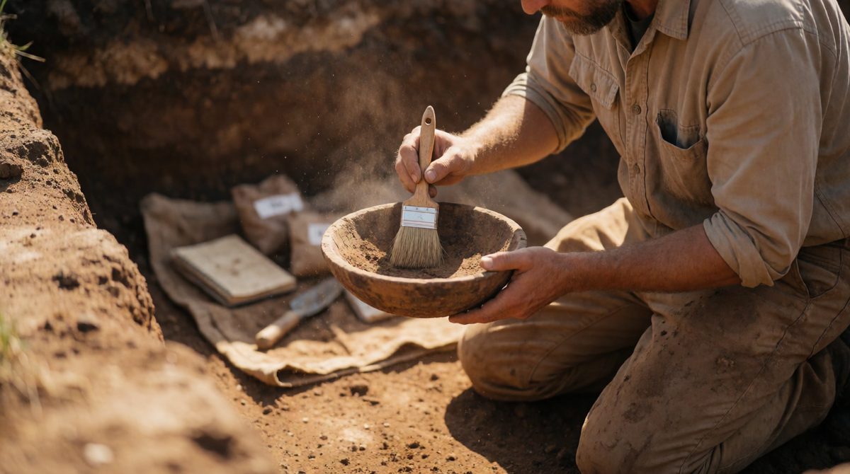 Archaeologists date ancient bones like these using carbon-14, an isotope with 6 protons but 8 neutrons