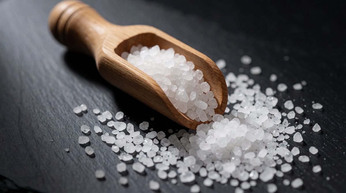 The chlorine atoms in this salt are a mix of chlorine-35 and chlorine-37, which is why chlorine's relative atomic mass is 35.5, not a whole number
