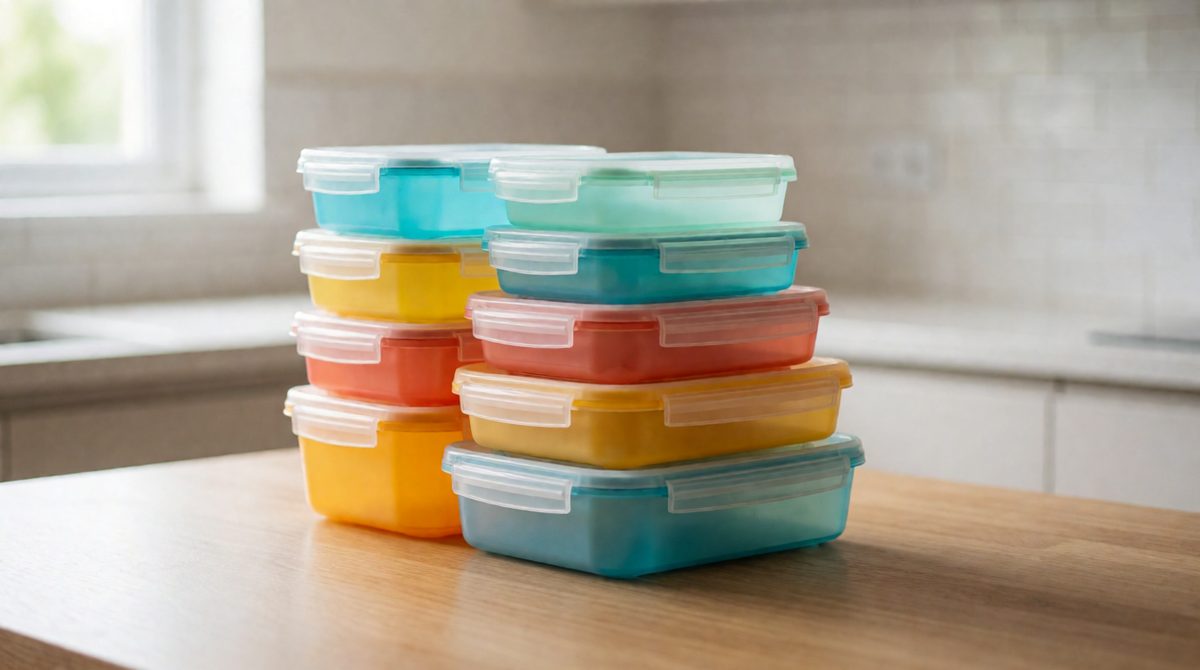 These plastic tubs are made from propene, C₃H₆ - the second alkene, swapping -ane for -ene