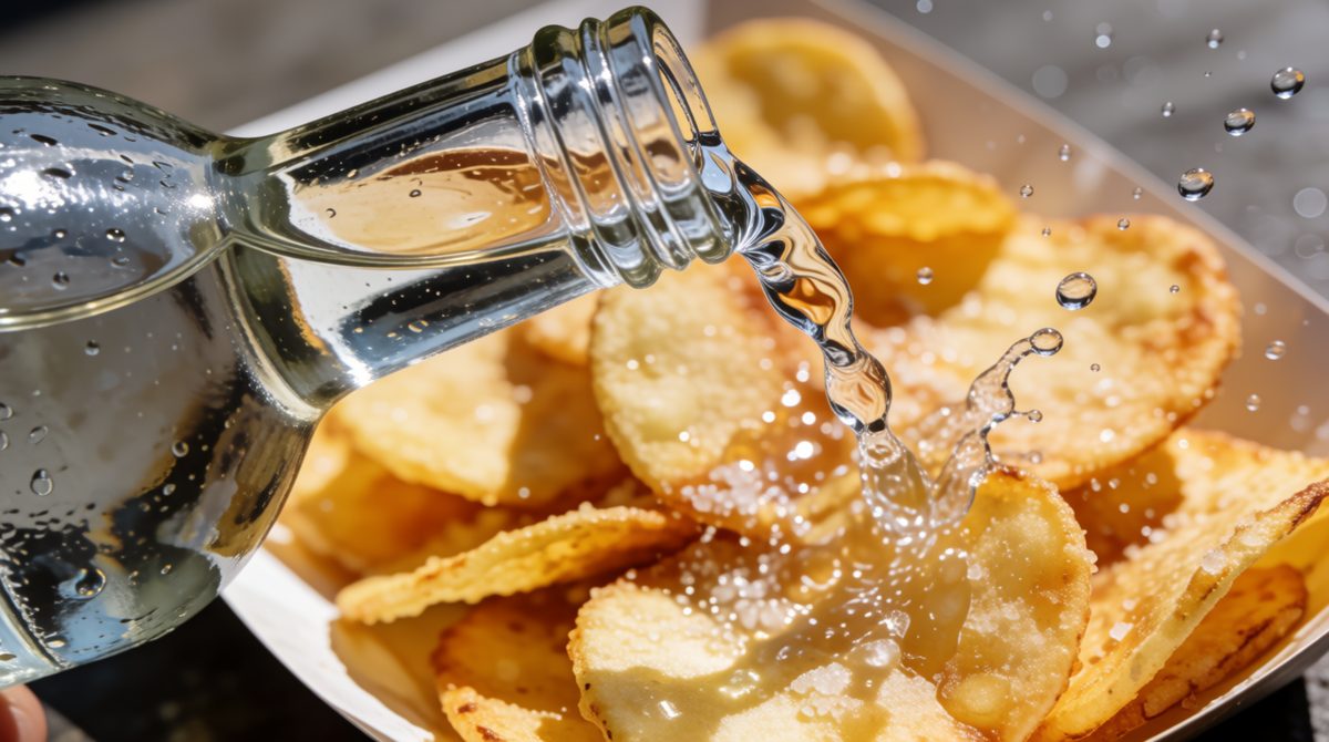 That sharp tang on your chips comes from ethanoic acid, a carboxylic acid with the -COOH group