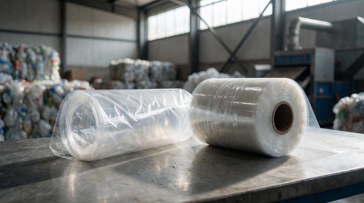 These bags are poly(ethene): long chains of thousands of ethene monomers joined end to end