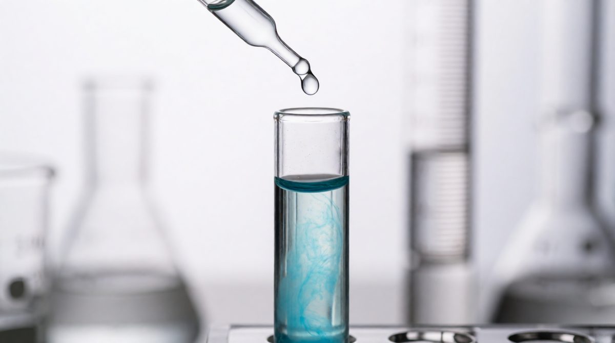 A few drops of sodium hydroxide and a coloured precipitate forms - its colour tells you which metal ion is present