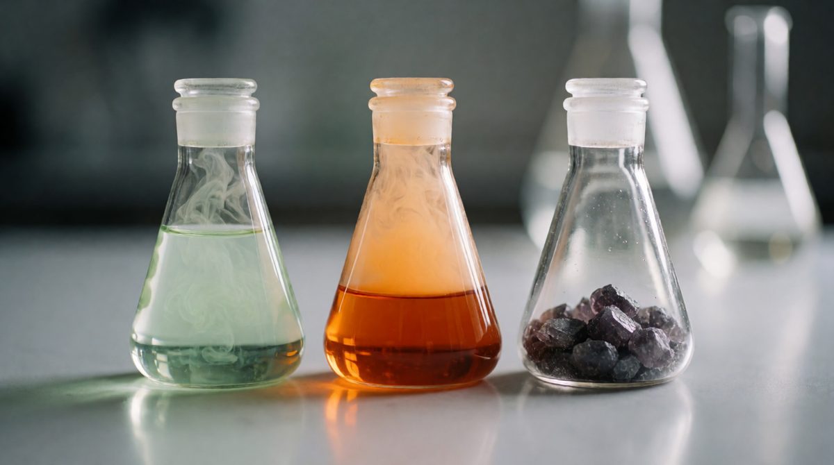 Chlorine, bromine and iodine look different but behave alike - patterns like this pushed early chemists to sort the elements