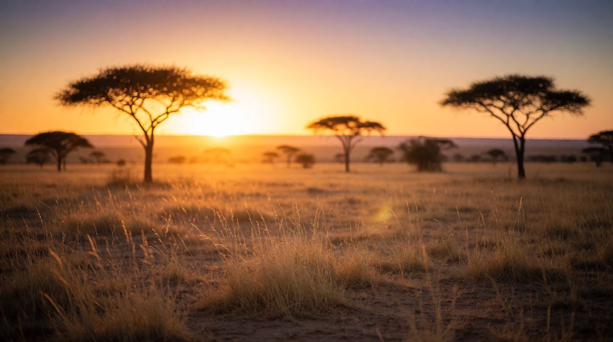 Savanna grassland is one of the world's large-scale ecosystems