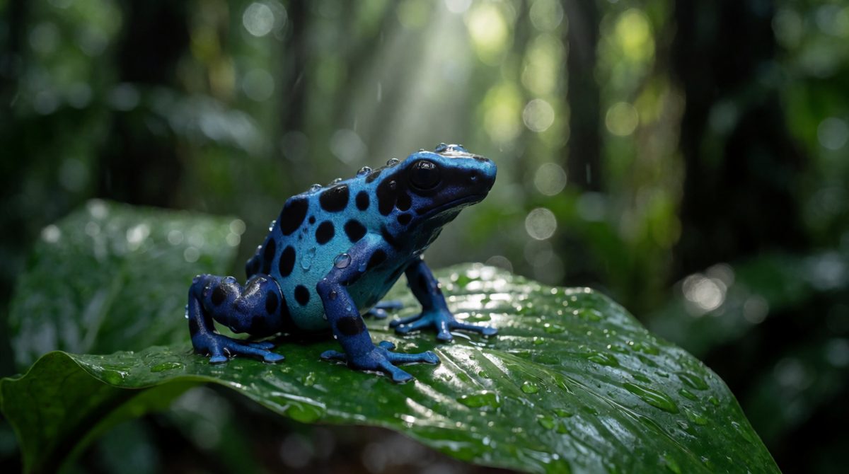 Rainforests have huge biodiversity, the variety of living things in an area