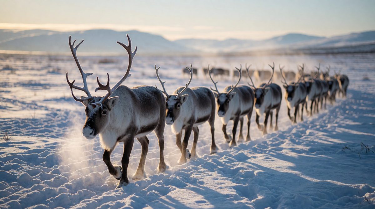Few species can survive the cold, so biodiversity is low