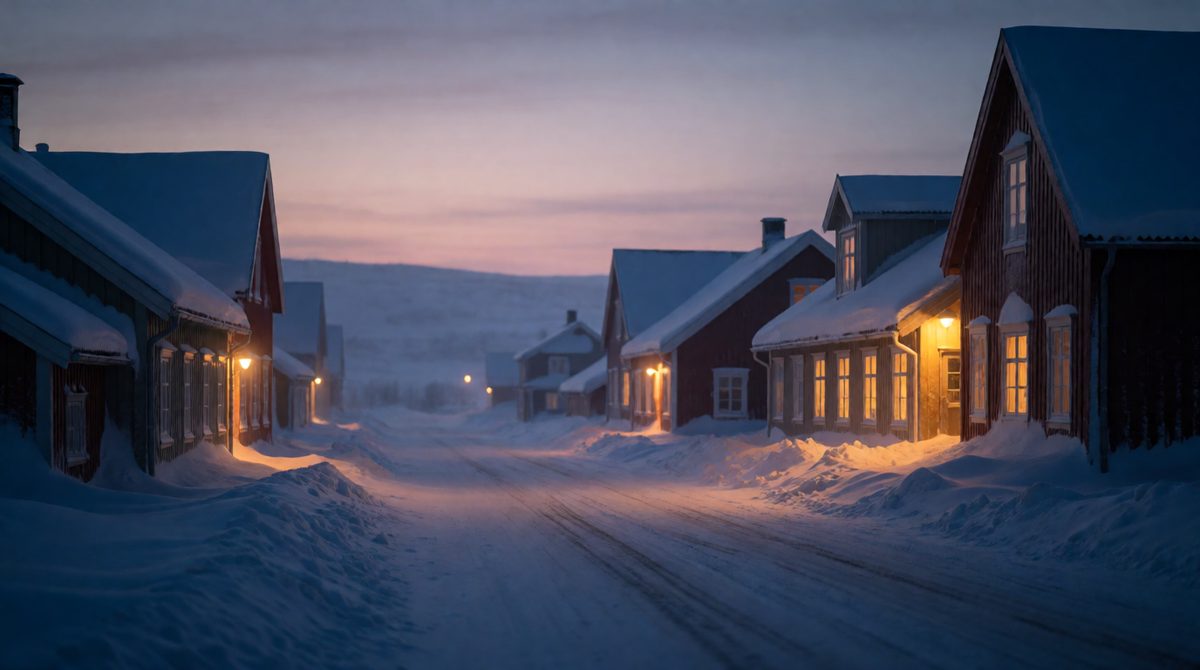 Months of darkness and extreme cold make developing Svalbard hard