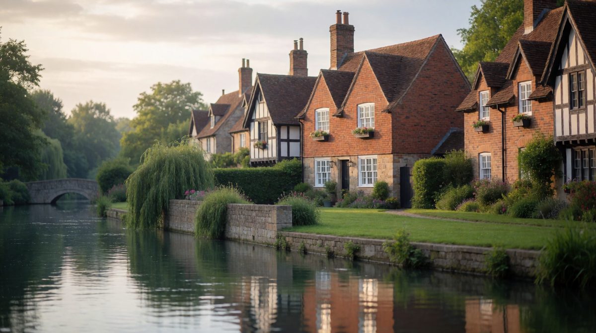 Flood risk is higher where many homes are built close to the river