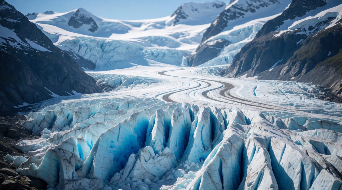During the last ice age, glaciers like this covered much of the UK