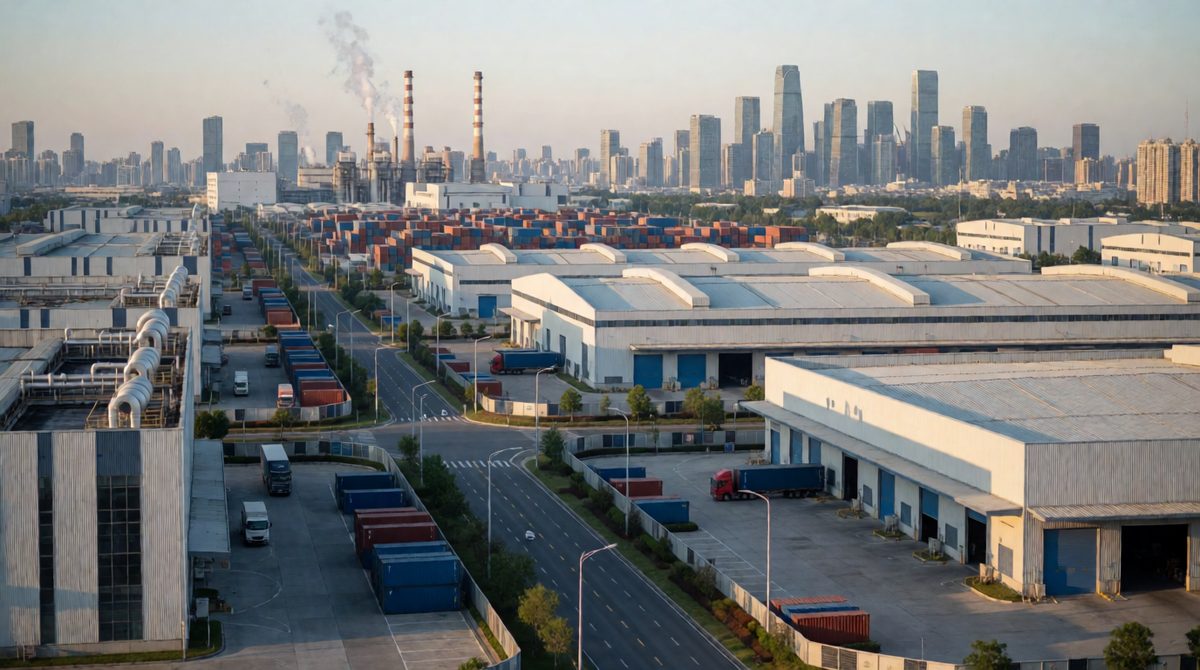 Industrial areas create jobs that pull people to cities