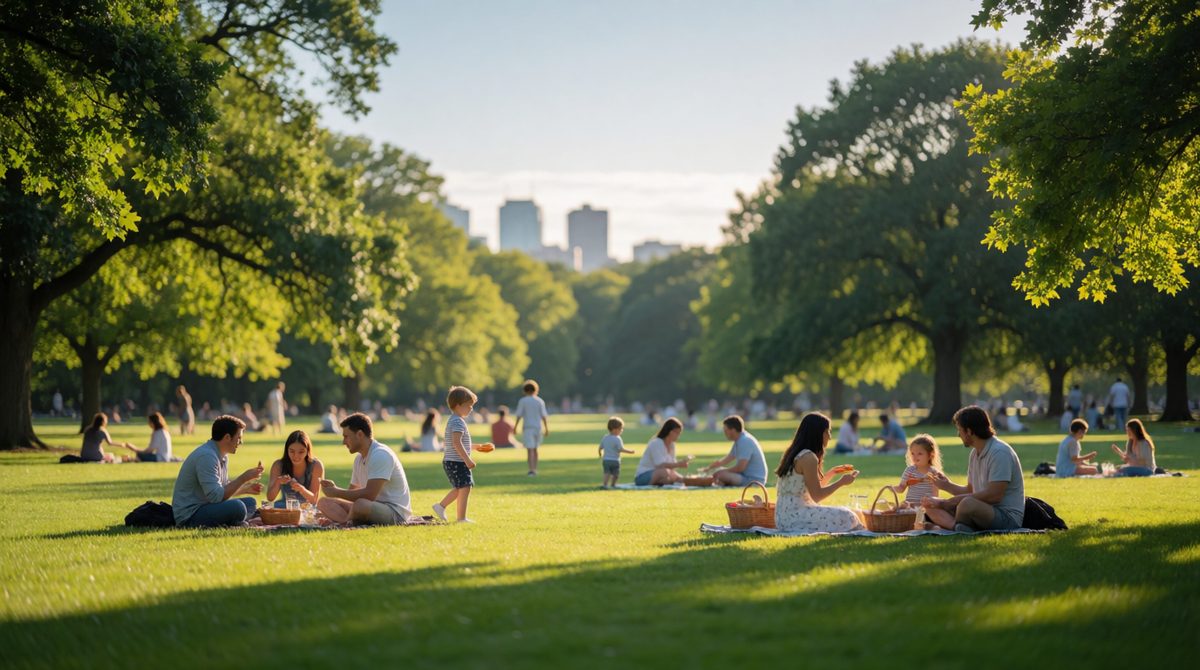 Green spaces make cities healthier and more pleasant places to live