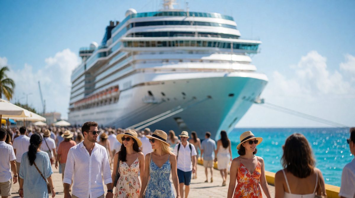 Mass tourism can cause problems like crowding and pollution