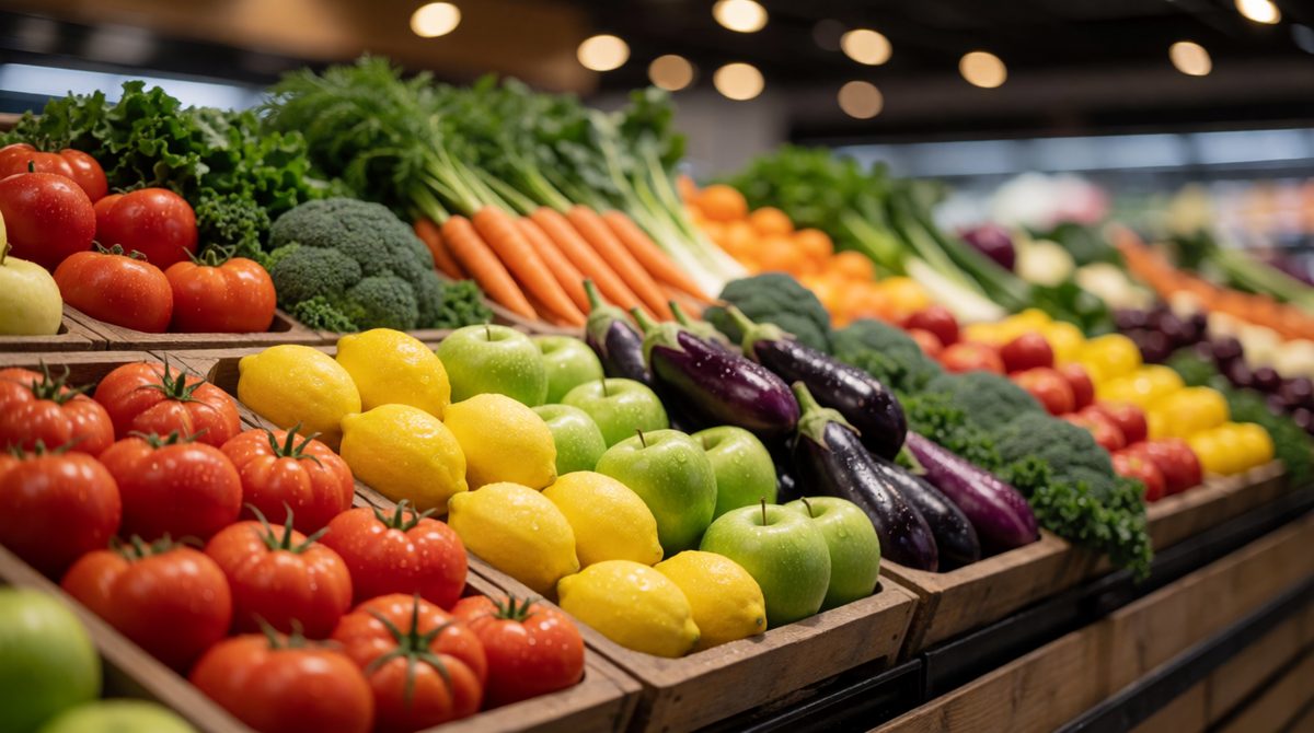 The UK imports lots of food so we can buy it all year