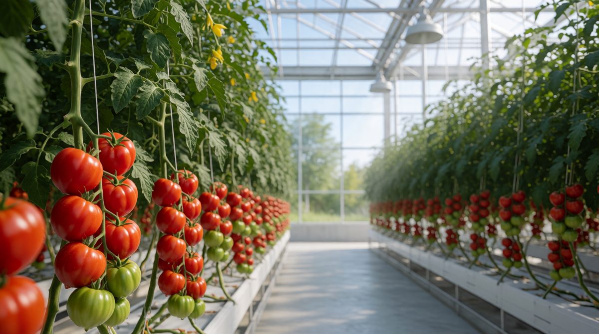 Big glasshouses can grow more food in less space