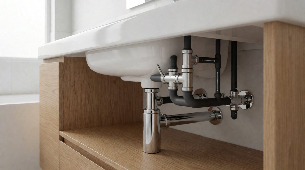 Grey water from baths and sinks can be reused to flush toilets