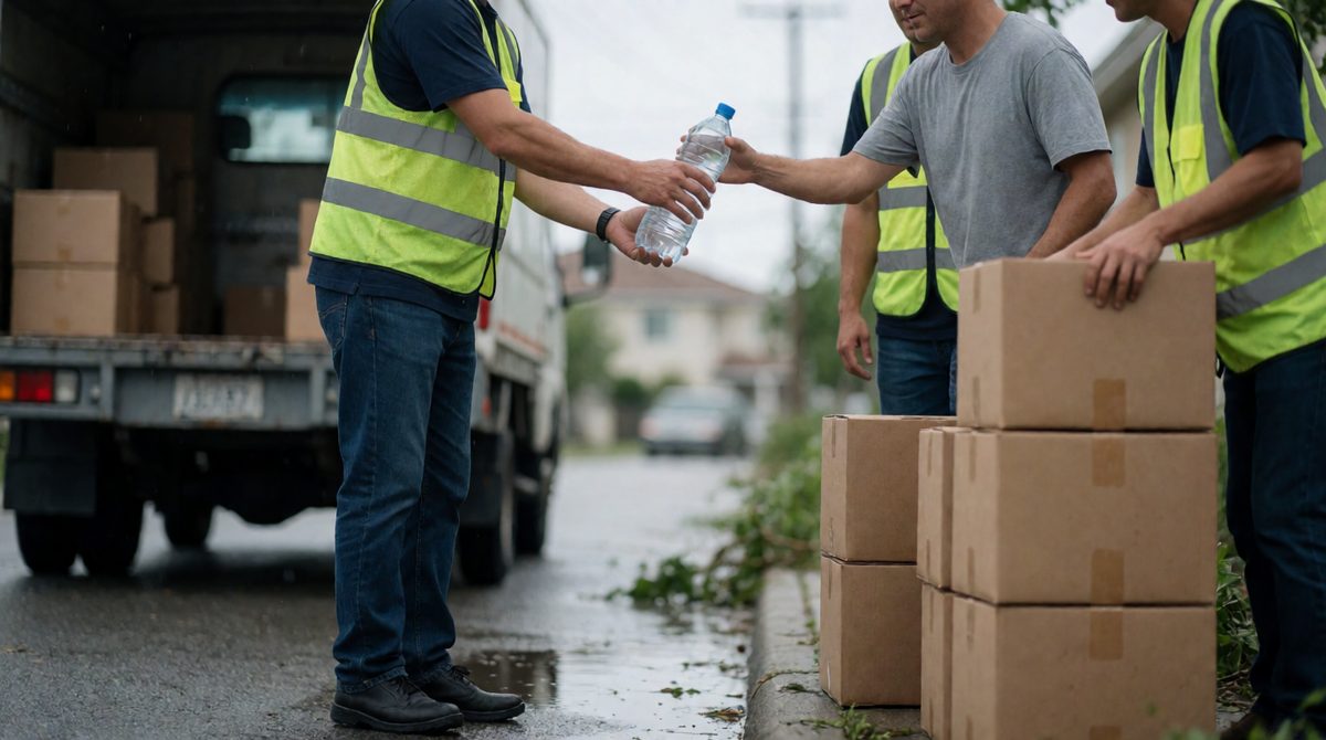 After Haiyan, shortages of food and clean water were serious secondary effects