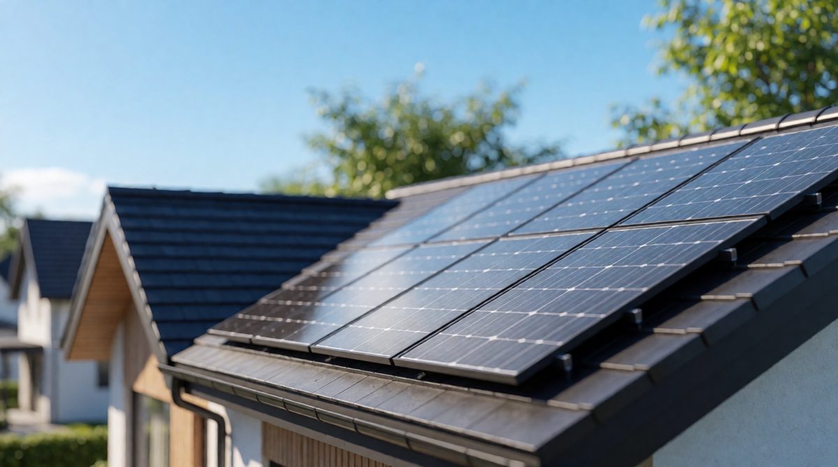 Solar panels help make energy supply more sustainable