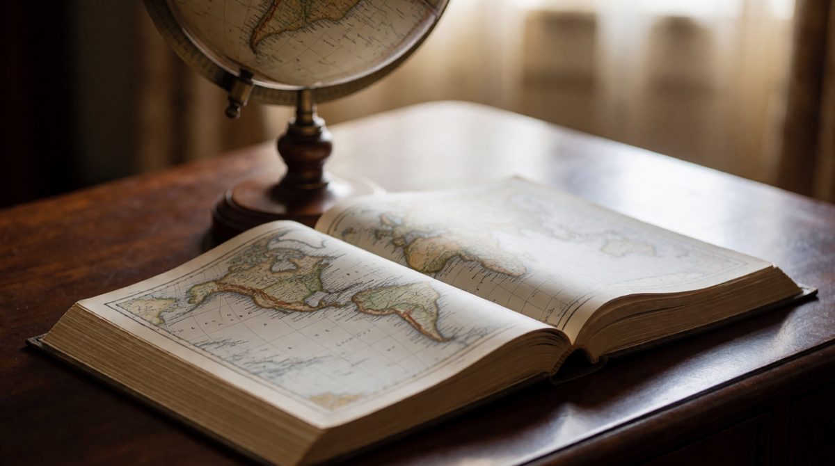 Atlas maps help you describe where places are in the world