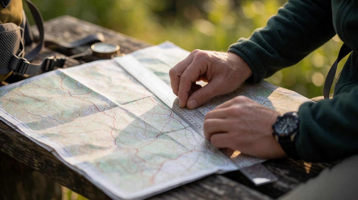 Scale lets you turn map distances into real distances
