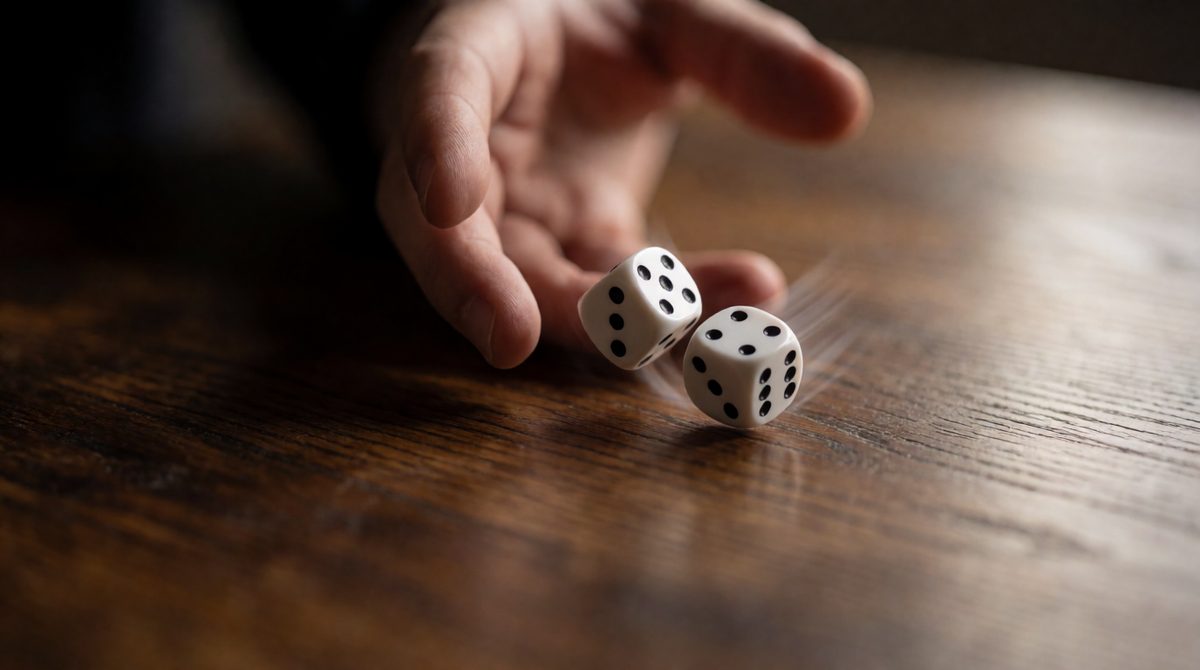 Rolling dice - one way to randomise