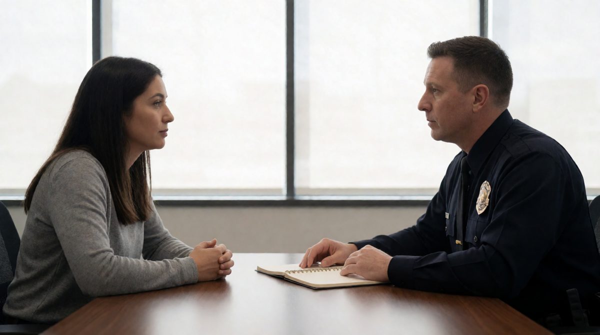 A witness being interviewed - the wording of questions can change what they remember