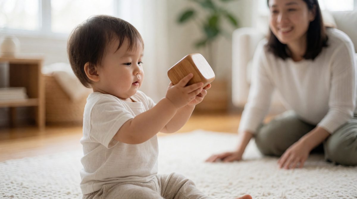 Piaget believed children's thinking develops first, and language follows - like a toddler who understands a shape before they can name it