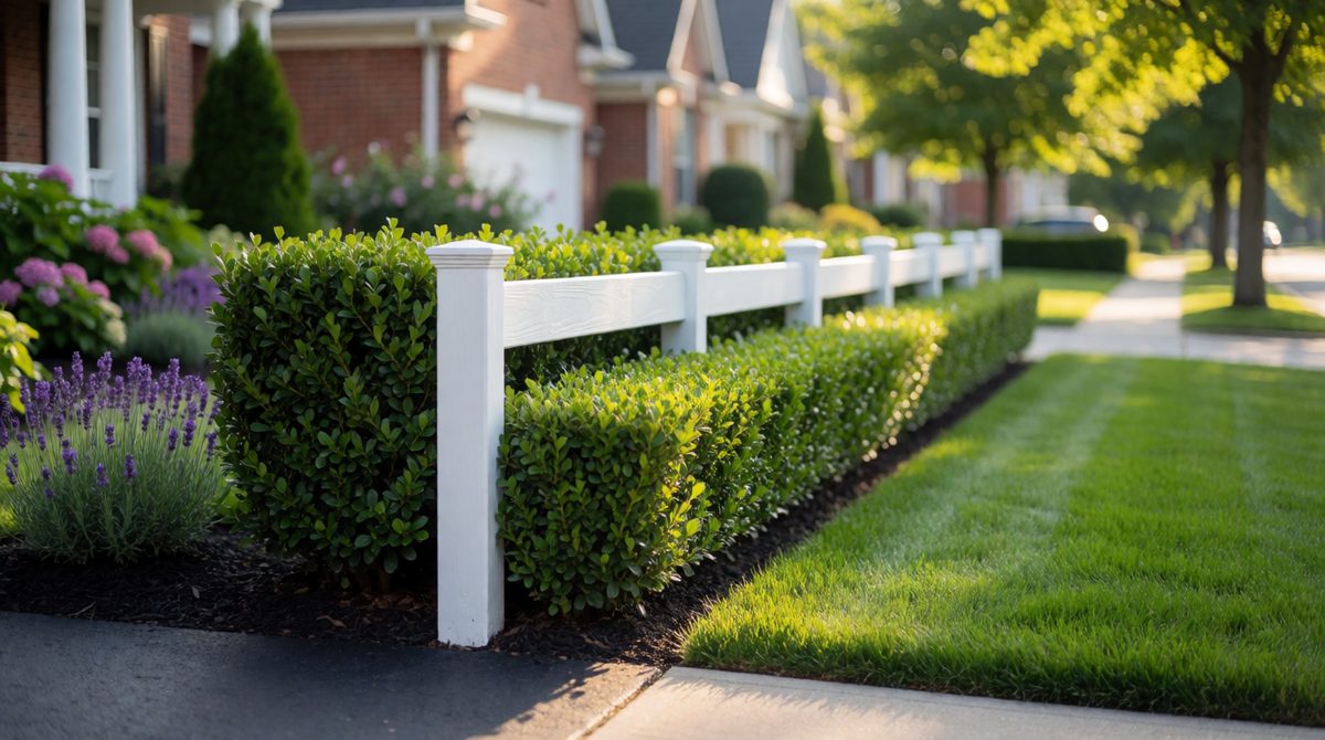 Humans mark territory with fences, hedges and walls