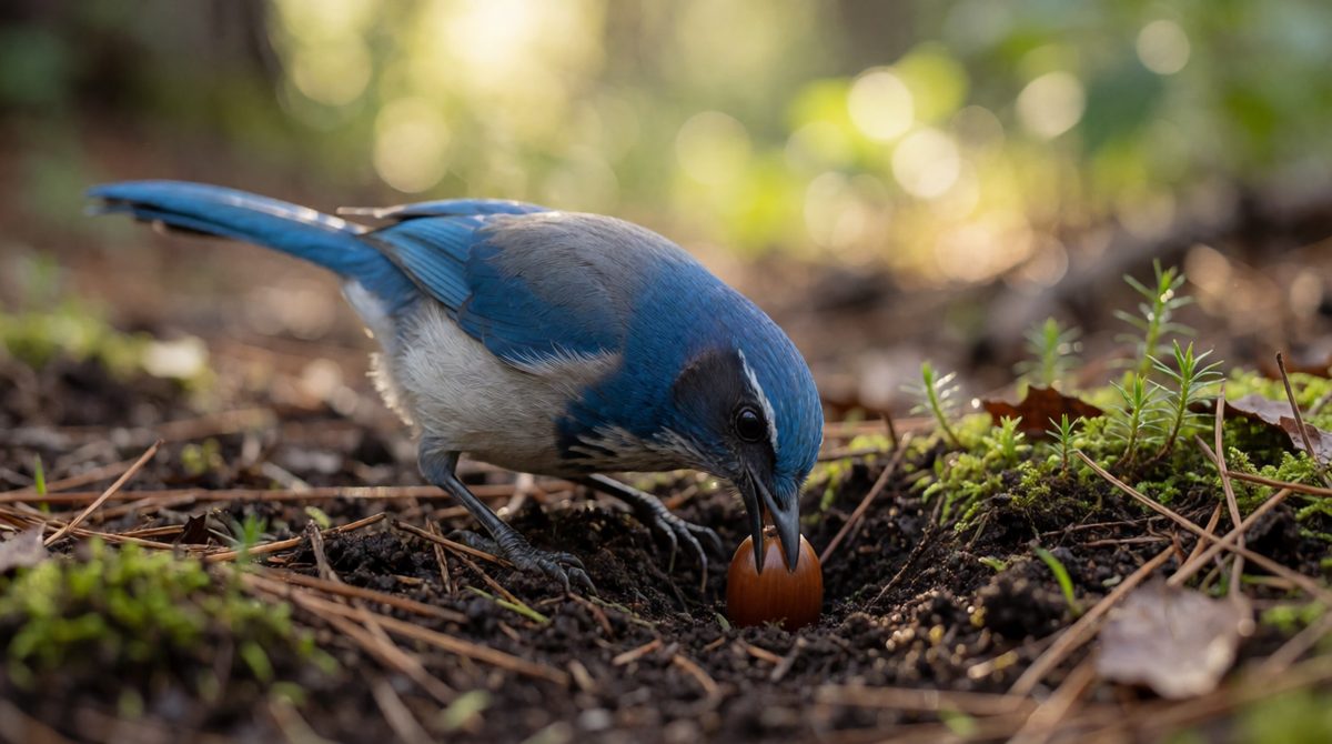 Scrub jays hide food for later - a kind of planning