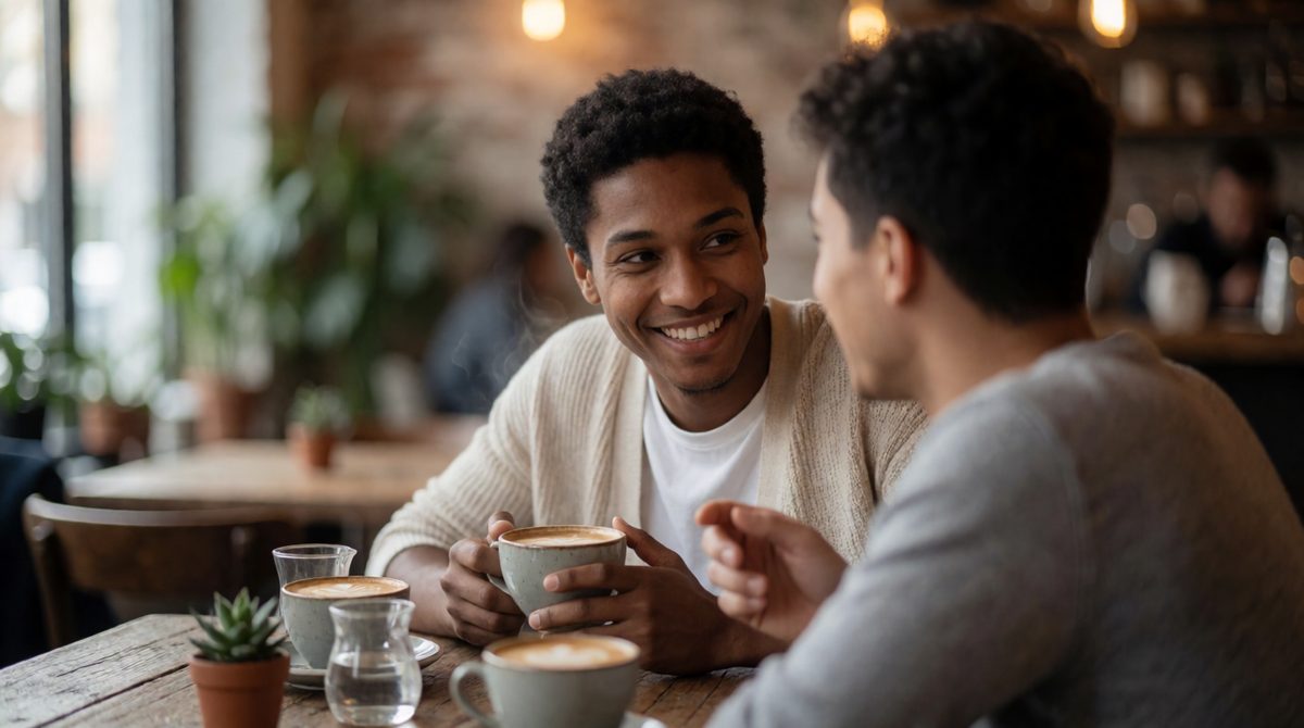 Eye contact helps manage a conversation
