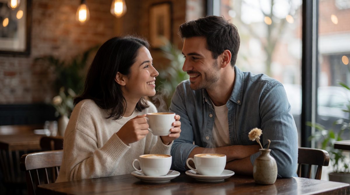 Smiles and eye contact can signal attraction