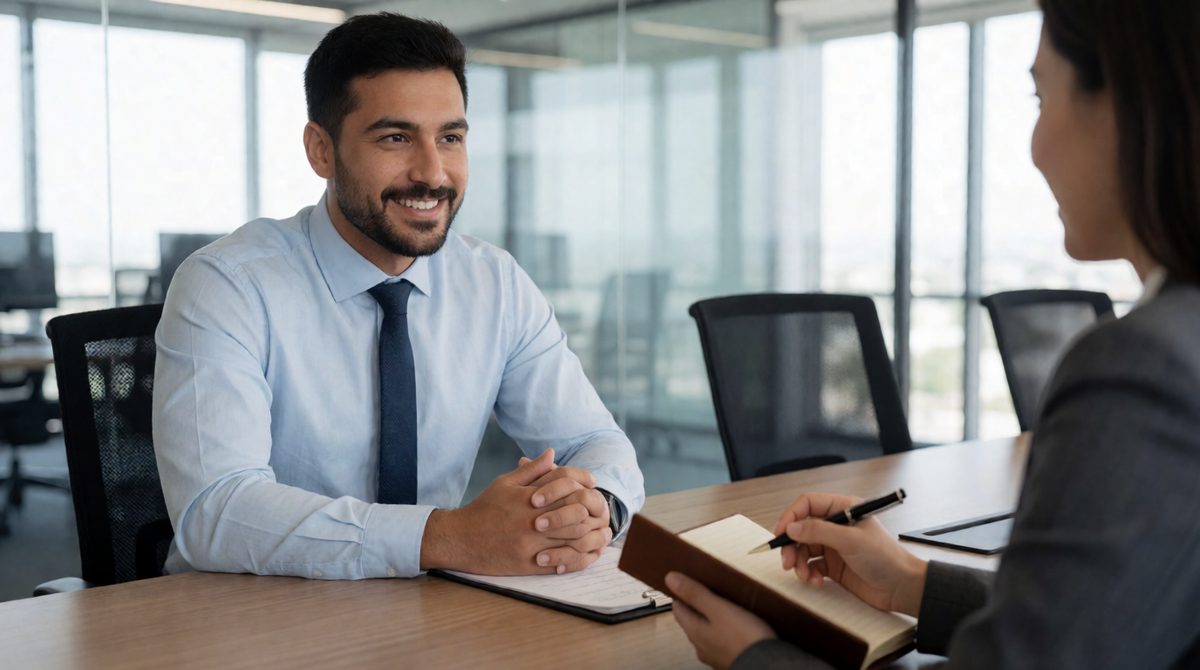 Body language matters in a job interview