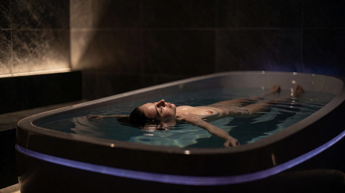 Floatation tanks use controlled sensory deprivation to help people relax