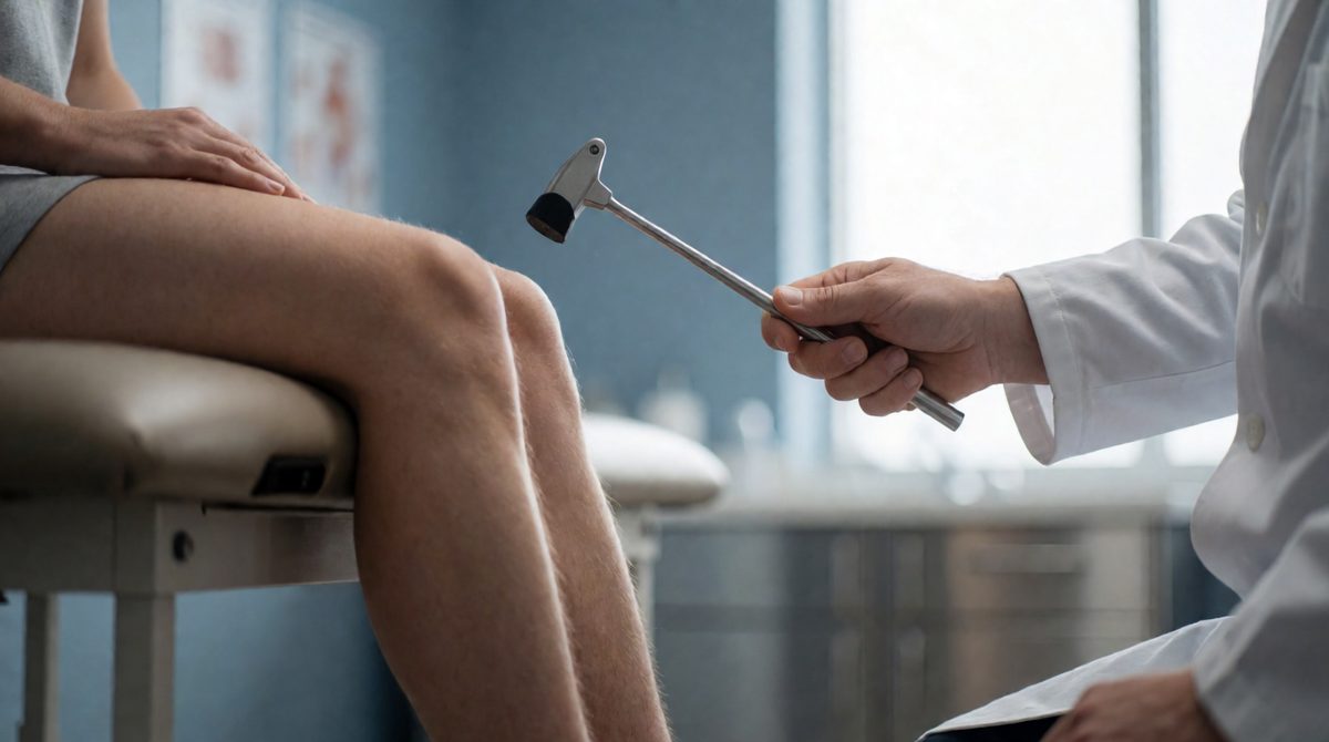 The knee-jerk reflex happens without us thinking