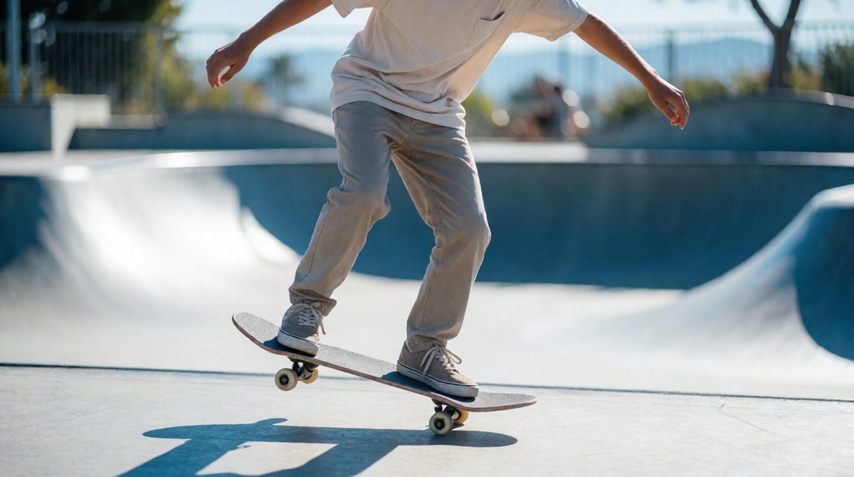 Staying upright on a board takes constant tiny corrections, and that is the cerebellum coordinating movement and balance