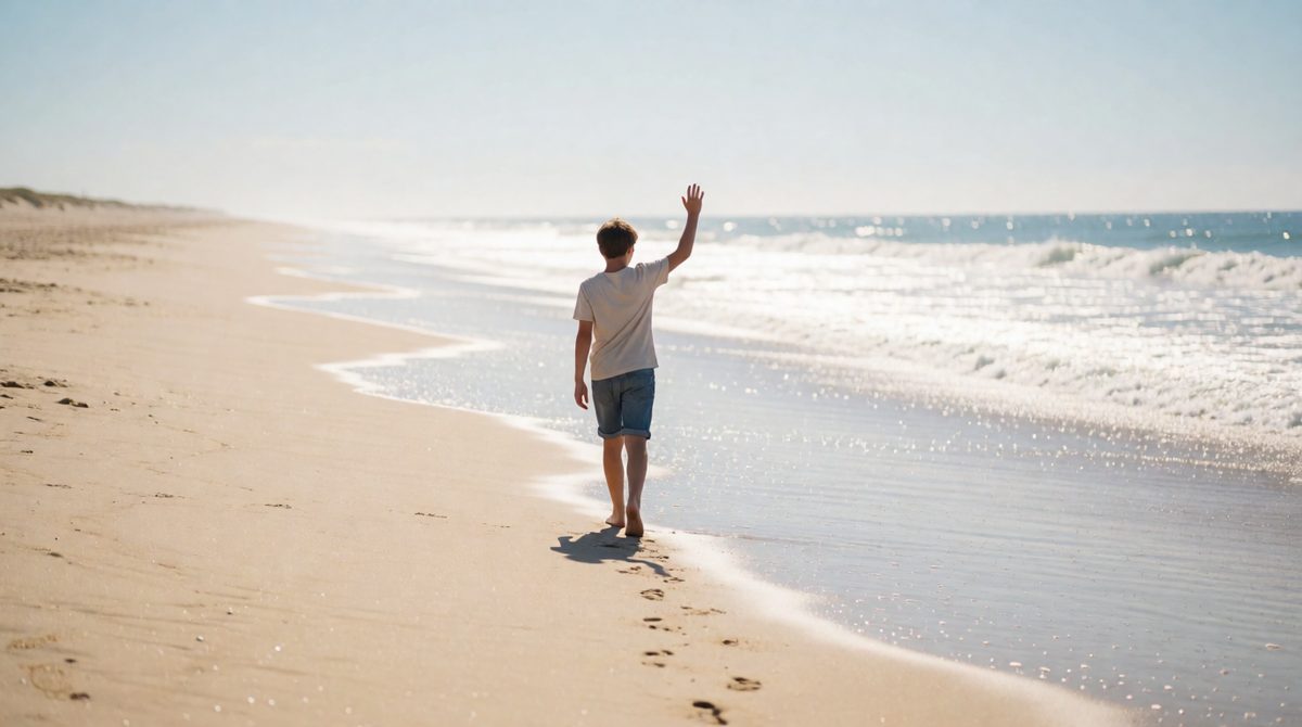 A friend walking away still looks normal-sized - size constancy