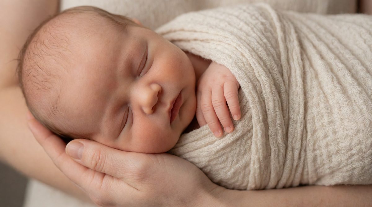 A baby's brain grows rapidly after birth