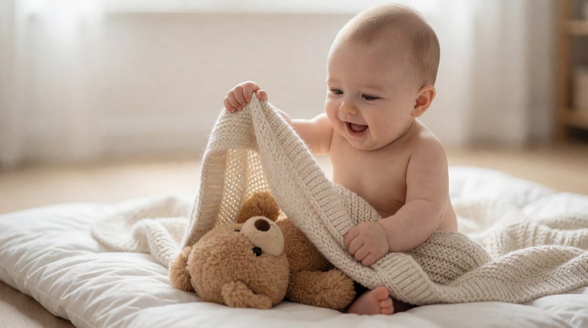 Finding a hidden toy shows object permanence