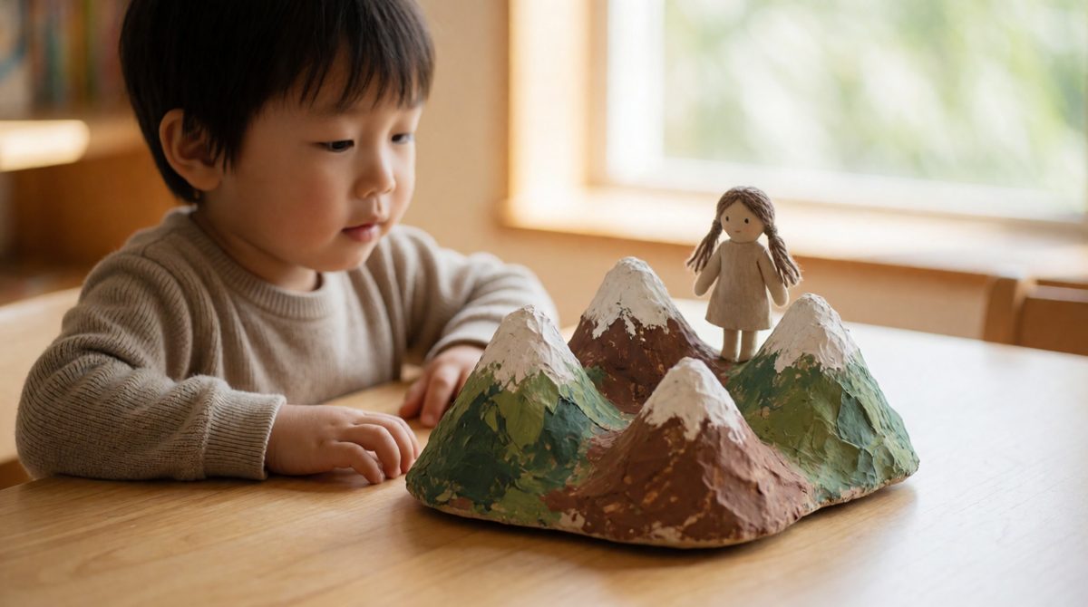 Piaget's Three Mountains Task tested egocentrism