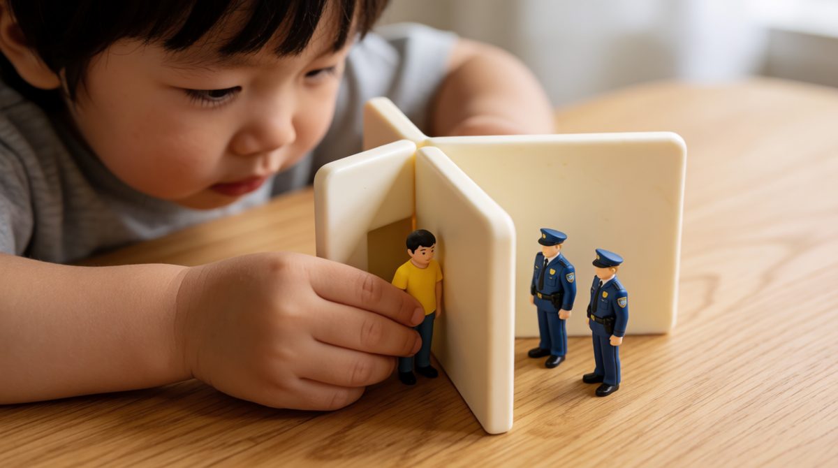 Hughes' policeman doll study