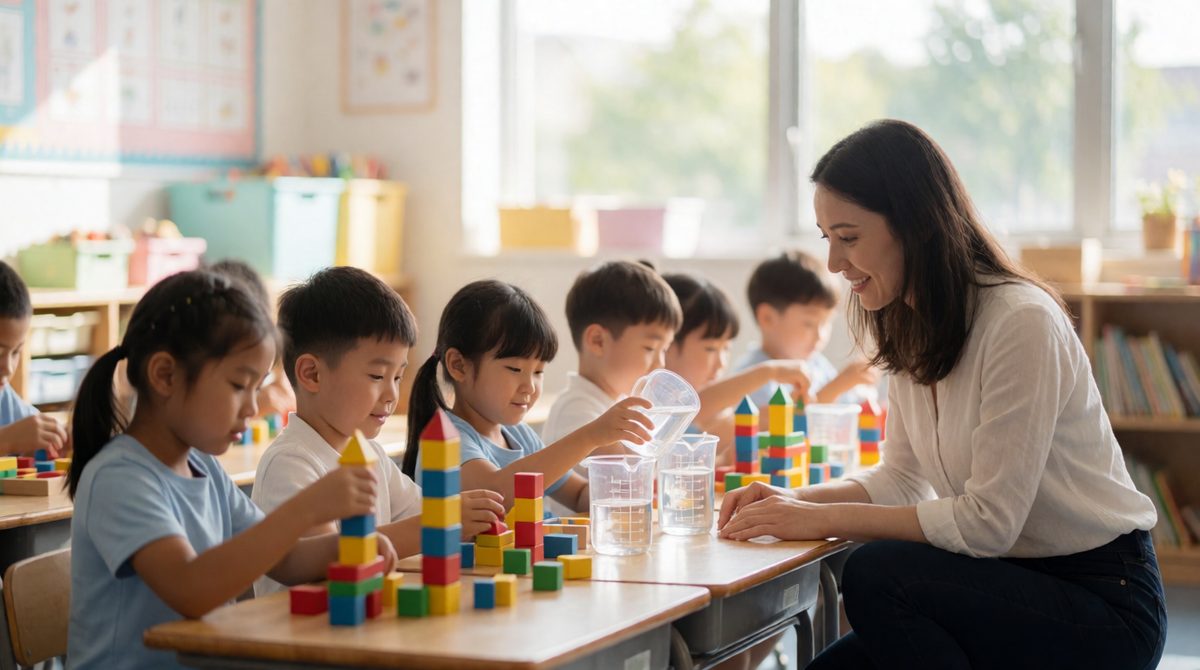 Hands-on classroom learning inspired by Piaget
