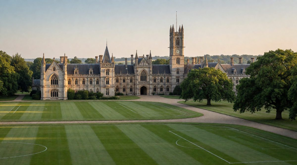 Private schools often have grand buildings and extra resources