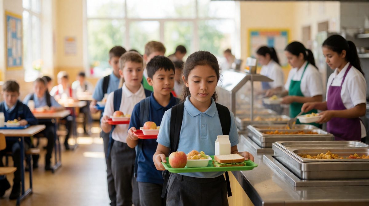 Routines like lunch queues teach rules without saying so