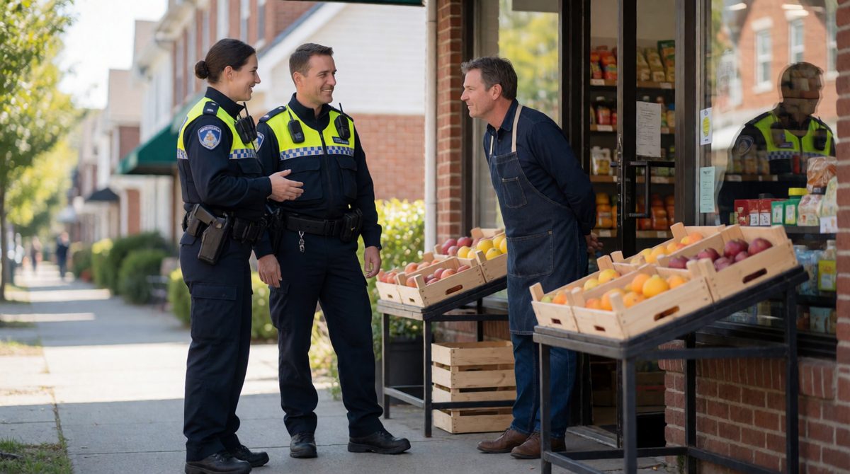 Community policing builds trust with local people